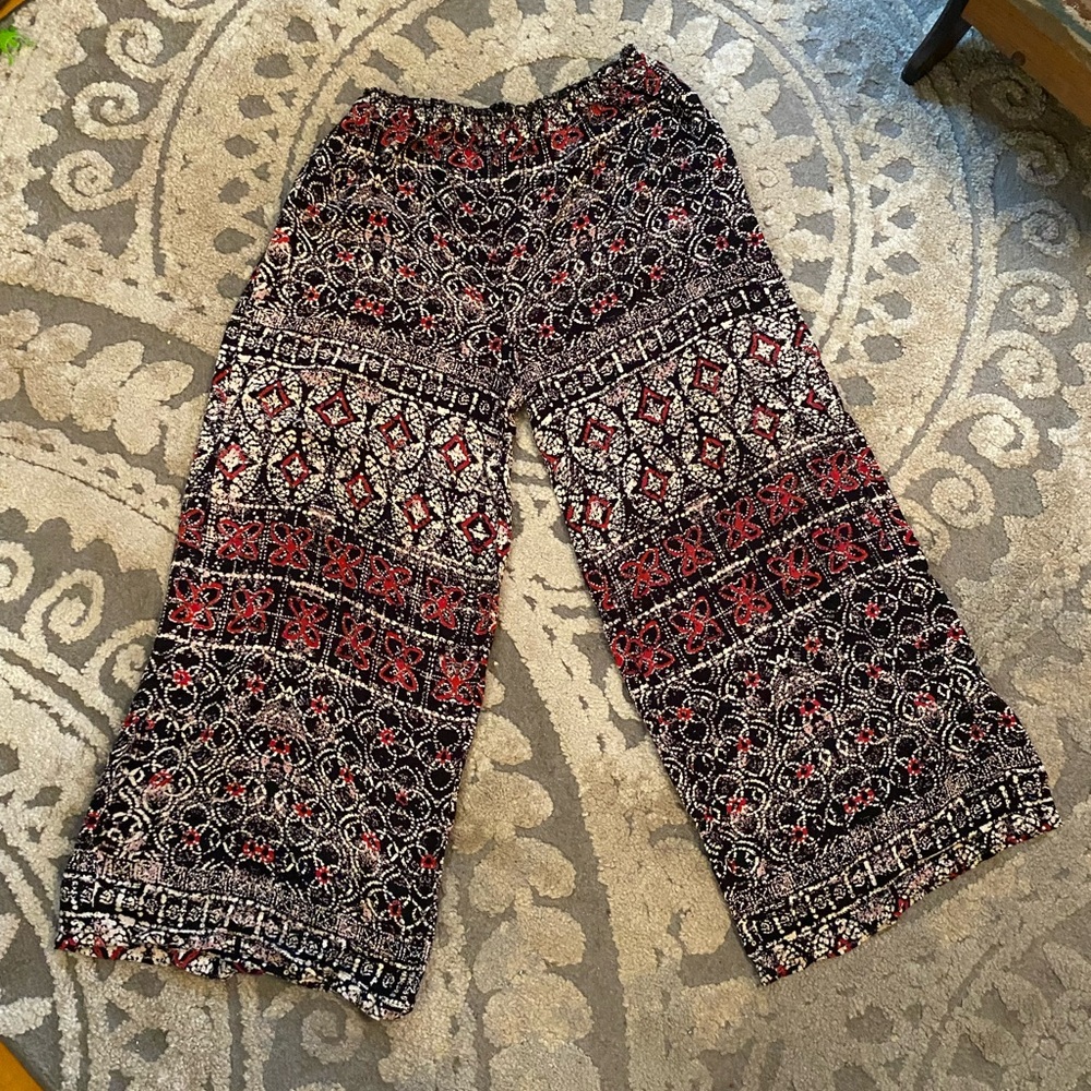 Wide Leg Palazzo Pants, Large